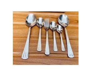 Ensemble de couverts en acier inoxydable Royal Gold SS 304, 4 pièces, avec boîte cadeau, ensembles de couverts de mariage - Product Image 5