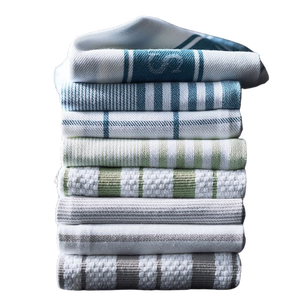 Torchon de cuisine à domicile de meilleure qualité en coton indien à séchage rapide avec broderie décorative Logo personnalisé pour torchons à vaisselle - Product Image 6