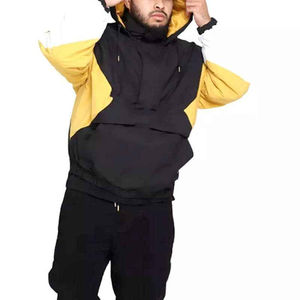 Veste coupe-vent à fermeture éclair sur le devant pour homme, de qualité supérieure, à capuche, pour l'hiver, avec motif de lettres, style décontracté pour l'extérieur - Product Image 5