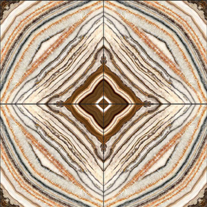 Baldosas de cerámica de 600x600mm en diseño Bookmatch en el modelo 4009 Baldosas de diseño de alfombras para suelos de centros comerciales de Novac Ceramic India - Product Image 2