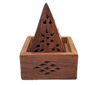 ARABIC 2025 New Wood Mother of Pearl Bakhoor Burner Incense Madhkan Burner Arabic Oud Burner for Home Fragrance for Ramadan - Product Image 4