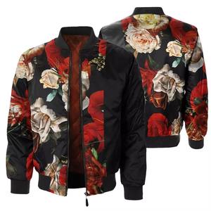 Nouvelle veste bomber tendance pour homme, impression par sublimation, satin de soie polyester respirant, avec deux poches - Product Image 4