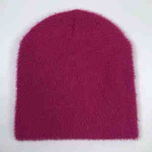 Bonnet en tricot 100% laine mohair du fabricant en gros pour hommes bonnet d'hiver respirant - Product Image 2