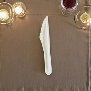 Nouveau couteau en papier biodégradable de 155 mm, couverts jetables écologiques et compostables pour les repas et les collations, ustensiles de cuisine - Product Image 3