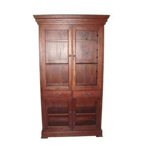 ตู้เก็บของหรูหราพร้อมบานกระจกไม้มะฮอกกานีแท้ ตู้ครัวคุณภาพดีที่สุด ราคาแข่งขัน - Product Image 6