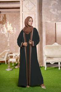 Custom Islamic Clothing Women Muslim <b>Dress</b> Abaya <b>In</b> Bulk Quantity 2025 New Islamic Clothing Muslim Women Long Sleeve Abaya - Product Image 6
