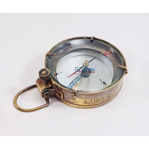 <b>Antique</b> Brass Spencer & Co. London 1905 <b>Compass</b> Customizable <b>Antique</b> Brass Heavy <b>Compass</b> For Tabletop Gift - Product Image 4