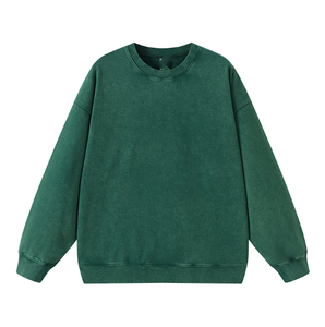 เสื้อสเวตเชิ้ตผ้าฟลีซหนานุ่มแบบคัสตอมขายส่ง พร้อมลายกราฟิก คอกลม สำหรับแบรนด์สตรีทแวร์อเมริกัน รับผลิตแบรนด์ส่วนตัว - Product Image 1