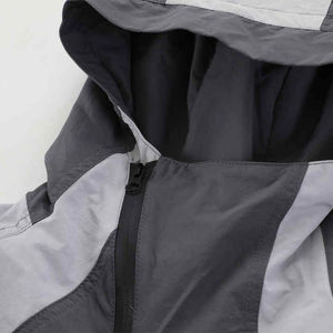 Veste coupe-vent pour hommes personnalisée de qualité supérieure demi-fermeture éclair élastique respirant tricoté pour la saison d'hiver coupe ajustée 2025 - Product Image 3
