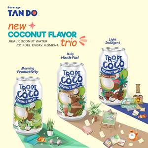 Agua de Coco en Lata de Aluminio de 330 ml de Vietnam con Pulpa, Sabor Original, OEM, Marca Privada, Muestras Gratuitas, Jugo de Frutas y Verduras - Product Image 5