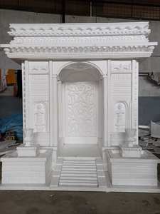 premium quality white marble temple marble <b>pooja</b> <b>mandir</b> spiritual home decor - Product Image 4