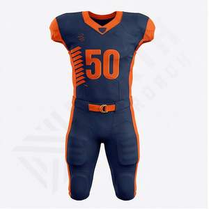 Jersey de Fútbol Americano Personalizado al por Mayor para Adultos, Uniforme de Fútbol Americano Sublimado, Rendimiento Atlético, Talla Grande - Product Image 1