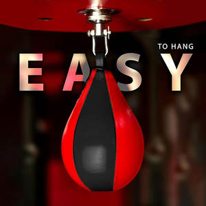 Custom High Quality Eco-Friendly Durable Boxing Speed Bag Genuine Leather Reinforced Stitching for Long-Lasting Training - Product Image 6