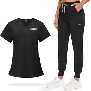 Uniformes Médicos de Alta Calidad, Conjuntos de Uniformes de Enfermería de Manga Corta, Pantalones Deportivos, Uniformes de Hospital para Mujeres - Product Image 5