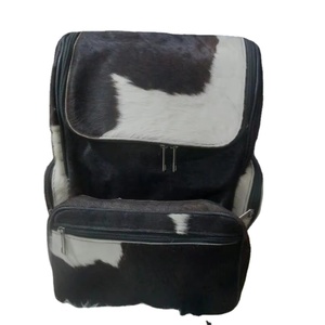 Genuine Hair-On Leather <b>Backpack</b> Premium Travel Laptop Bag Custom Logo Wholesale Supplier Manufacturer Bulk LHBP-0046 - Product Image 1