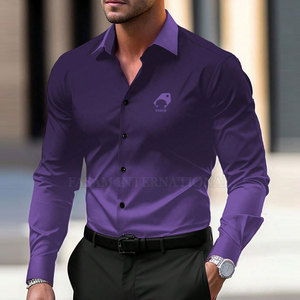Chemises Formelles Homme Confortables Nouveau Design 2026 avec Logo Personnalisé Vente en Gros - Product Image 4