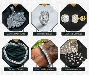 เพชรโมอิสซาไนต์ทรงกลมขนาด 1 มม.-4 มม. สี D-E/VVS เกรด Excellent Cut สำหรับทำเครื่องประดับ - Product Image 6