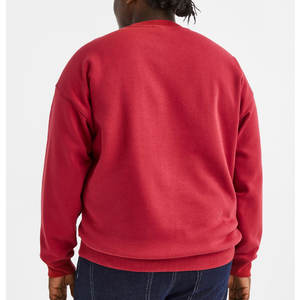 Venta al por mayor 100% de algodón modesto de los hombres de gran tamaño sudaderas de lana térmica conjunto de sudaderas con capucha para Puff Imprimir sudaderas con capucha de invierno - Product Image 5