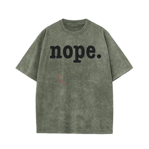 T-shirt vintage délavé à l'acide pour hommes Logo personnalisé 100% coton lourd surdimensionné DTG DTF Streetwear Imprimer Logo personnalisable - Product Image 2