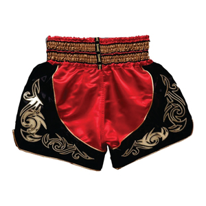 Pantalones cortos deportivos de Kick Boxing para mujer Cintura media Lona Cierre con cordón Servicio OEM Patrón de MMA sublimado corto caliente - Product Image 2
