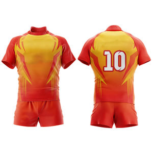 Meilleur uniforme de rugby d'usine, haute visibilité, nouveau design, respirant, personnalisé, meilleure arrivée, uniforme de rugby d'équipe sublimé personnalisé - Product Image 3