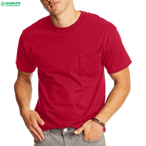 Camiseta de Cuello Redondo de Alta Calidad, 200GSM, Poliéster/Algodón, para Hombre, Diseño Casual, Verano, Impresión Digital, Corte Regular, Transpirable - Product Image 5