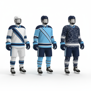 Uniformes de maillots de Hockey sur glace sublimés personnalisés-matériau Dry Fit Pro-Logo de votre équipe - Product Image 2