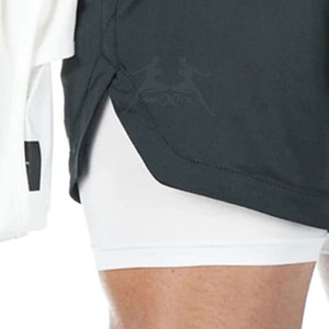Low Price Breathable Wear <b>Men</b> Fitness <b>Shorts</b> Cotton Polyester Made Customized Fitness <b>Shorts</b> - Product Image 6
