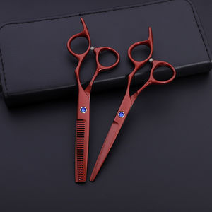 Profesional Japón J2 barbería peluquería 7 pulgadas 6cr corte de pelo tijera plana peluquero tijeras - Product Image 2