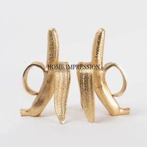 Escultura de aspecto atractivo chapado en oro de alto grado fundido de aluminio de calidad Superior para el centro de mesa y la decoración de la Mesa del hogar y del Hotel - Product Image 3