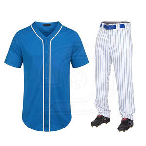 Ropa deportiva de béisbol con logotipo personalizado profesional OEM uniformes transpirables conjuntos de bajo precio - Product Image 4