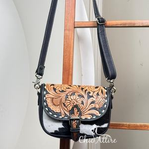 Sacs à main en cuir repoussé à la main sacs à main de créateur en cuir de vachette véritable de luxe pour dames sac à bandoulière de haute qualité pour femmes - Product Image 1