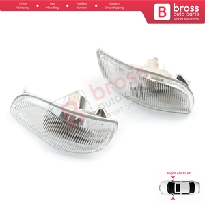 Lente de Indicador de Espejo Lateral BSP626 Derecha e Izquierda para Symbol MK3 Logan Sandero MK2 261653175R 261600977R - Product Image 4