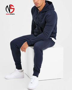 Wholesale Custom Hoodies Casual Plain Printed Jogging Warm Soft Sweat Suits Fitness <b>Embroidery</b> Cotton Tracksuits <b>Sets</b> for Men - Product Image 4