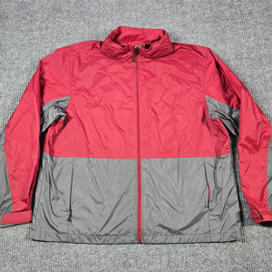 Vente en gros Coupe-vent léger à capuche gris rouge d'excellente qualité disponible dans toutes les couleurs et tous les styles - Product Image 5