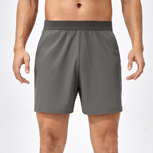 Pantalones cortos de verano con bolsillo para hombre, pantalones cortos de cintura elástica alta para correr, pantalones cortos atléticos de secado rápido para hombre - Product Image 6