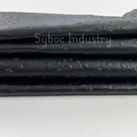 Feuilles de cuir véritable à texture d'autruche à grain supérieur pour la fabrication de peaux en cuir véritable pour chaussures ceintures canapés jupes