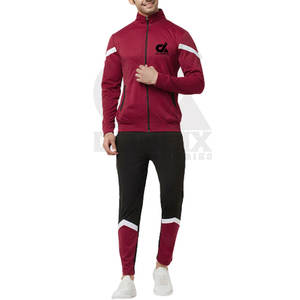 Ropa informal Traje para correr Nuevo diseño Conjunto de traje para correr Algodón Poliéster Hecho Traje para correr de color de contraste de la mejor calidad - Product Image 1