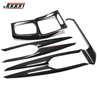 Console centrale, garniture de panneau de porte intérieure pour BMW X3 G01 X4 M40i XDrive 30i 2022 2023, accessoires intérieurs en fibre de carbone véritable
