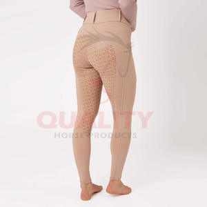 Jodhpurs équestres confortables fabriqués avec ceinture ergonomique tissu extensible doux contrôle de l'humidité et prise en main sûre à vendre - Product Image 5