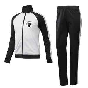 ชุดออกกำลังกายผู้หญิงแบบ 2-in-1 ผ้าฟลีซ เสื้อสเวตเตอร์และกางเกงจ็อกเกอร์ แห้งเร็ว รับสกรีนโลโก้ด้านหน้า/หลัง ไซส์ XXL มีจำหน่าย ขายส่ง - Product Image 2