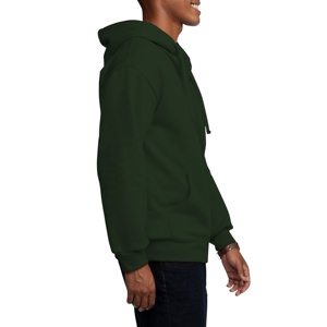 Sweat à capuche homme vierge personnalisable avec logo – Vente en gros, coupe oversize, 100 % coton, style streetwear - Product Image 4