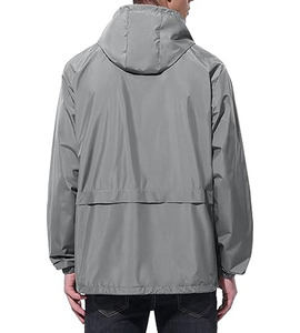 เสื้อแจ็กเก็ตกันลมสำหรับผู้ชายชุดฝึกวิ่งเสื้อแจ็กเก็ตกันฝนสำหรับผู้ชายกำหนดได้เอง - Product Image 4