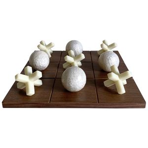 Juego de Tres en Raya de Acrílico de Lujo, Tablero Esférico Moderno X O, Decoración para Mesa de Centro, Regalo Personalizable - Product Image 4