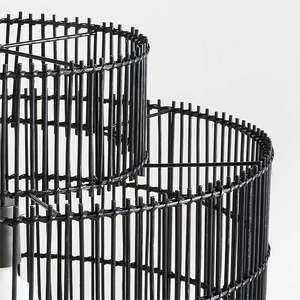 Tienphong hecho a mano, venta al por mayor, pantalla de lámpara colgante de ratán de mimbre grande al mediodía, pantalla de lámpara Retro tejida - Product Image 6