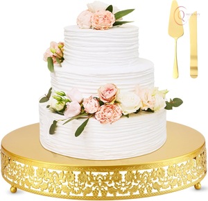 Base para Pastel de Metal Resistente con Brillo Duradero, Perfecta para Eventos y Uso Profesional - Product Image 6