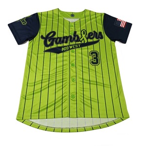 Uniformes de Béisbol y Sóftbol con Logotipo Personalizado, Transpirables, Tallas Grandes, Camisetas Sublimadas para Hombre - Product Image 5