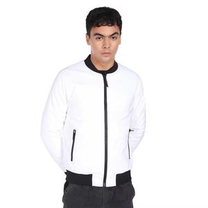 Veste bomber de club de haute qualité personnalisée Street Wear - OEM Légère et élégante Veste bomber unie pour hommes - Product Image 2