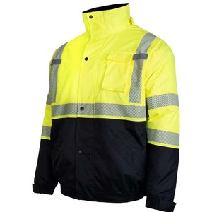 Sweat-shirt de sécurité jaune haute visibilité pour ambulance, conforme à la norme ANSI Classe 1, imperméable, 100 % polyester, réfléchissant, avec logo personnalisé, pour homme - Product Image 5