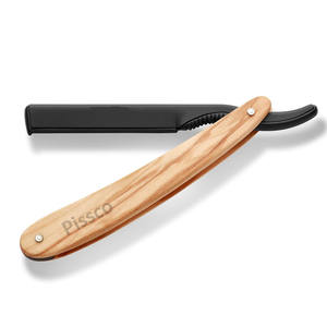 Navaja de barbero de filo recto para hombre, para cortar y afeitar la barba, navaja de afeitar individual para hombre, fabricada por Pissco Pakistán - Product Image 1